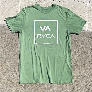 RVCA Green Men's T-Shirt  | Size S